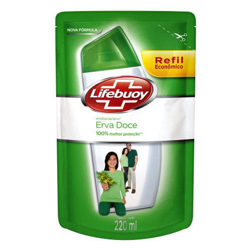 SABONETE LÍQUIDO LIFEBUOY HAND WASH ERVA DOCE REFIL 220ML