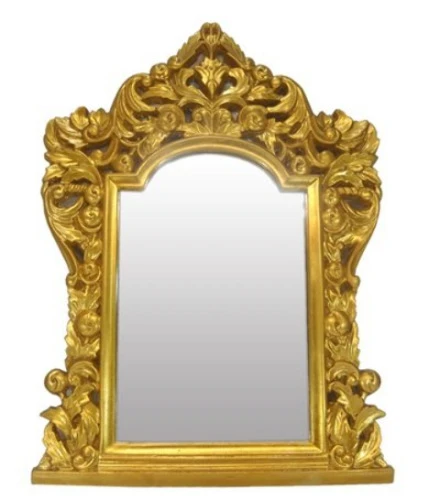 ESPELHO DE PAREDE DOURADO ESPRESSIONE