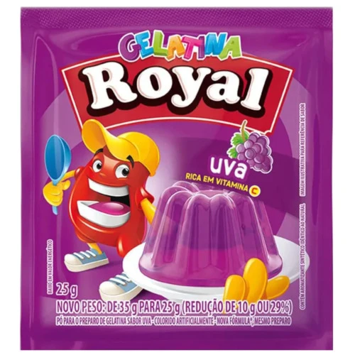 GELATINA PÓ ROYAL 25G UVA