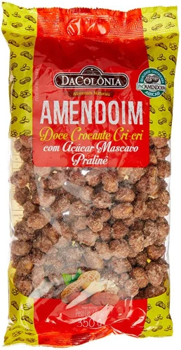 AMENDOIM DOCE PRALINÊ CRI CRI COM MASCAVO 350G