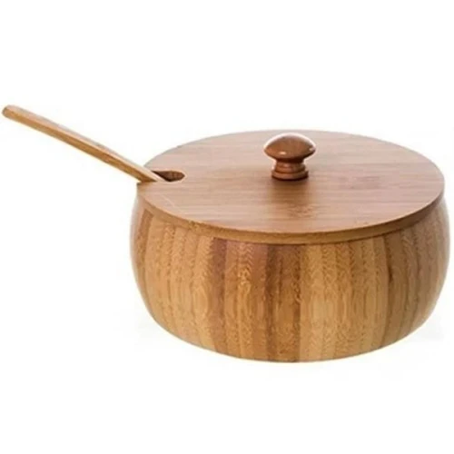 FARINHEIRA EM BAMBU COM COLHER 19,5CM MIMO STYLE BM19129 6541