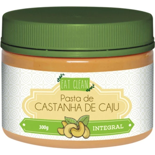 PASTA DE CASTANHA DE CAJU INTEGRAL EAT CLEAN 300G