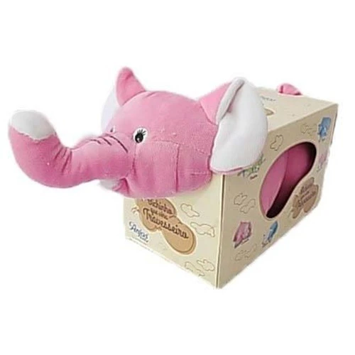 PELUCIA ANJOS BABY TRAVESSEIRO ELEFANTE ROSA