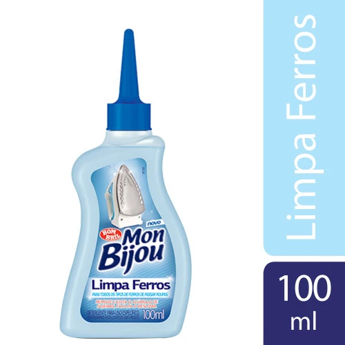 LIMPA FERROS DE PASSAR ROUPAS MON BIJOU BISNAGA 100ML