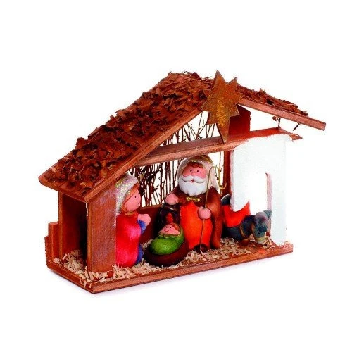 SAGRADA FAMILIA PRESEPIO COM CAVALO GR COD 1318132 CROMUS
