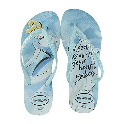 SAND HAVAIANAS SLIM PRINCESAS AZUL N 35 36