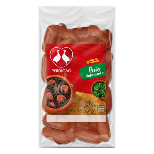 LINGUIÇA PAIO DEFUMADA PERDIGÃO 2 5KG