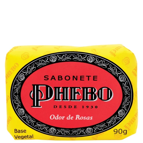 SABONETE DE GLICERINA PHEBO ODOR DE ROSAS 90G