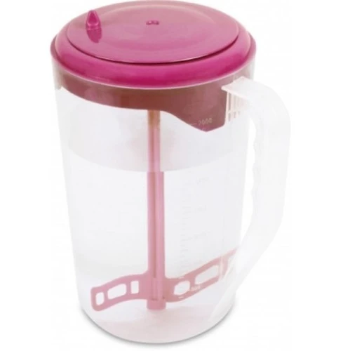 JARRA PLASVALE COM MEXEDOR CEREJA