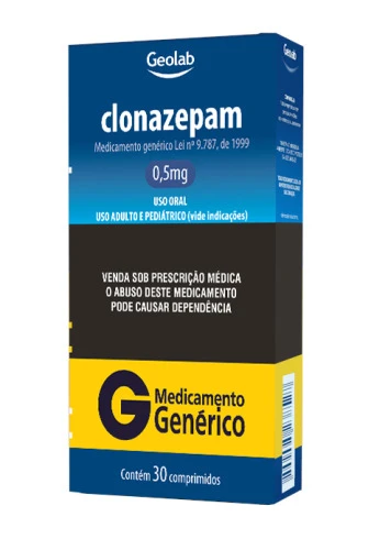GEN CLONAZEPAM 0 5MG 30CPR