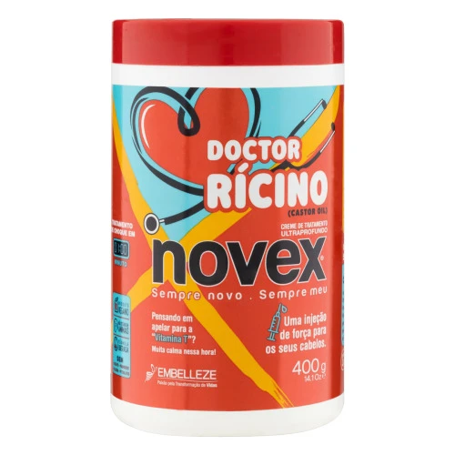 CREME DE TRATAMENTO ULTRAPROFUNDO NOVEX DOCTOR RACINO POTE 400G