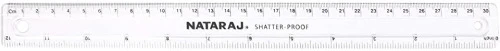 RÉGUA 30 CM 621 NATARAJ CIS 47 4200 TRANSPARENTE CAIXA COM 10 UNIDADES