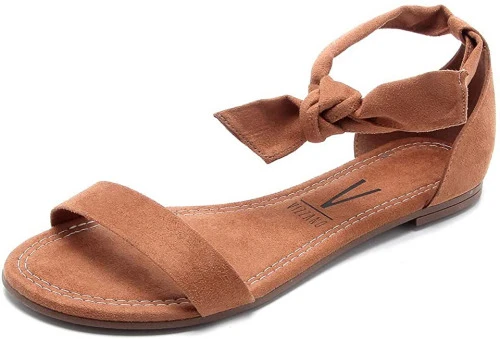 SANDALIA RASTEIRA CAMURÇA 6235 297 VIZZANO (14) CARAMELO