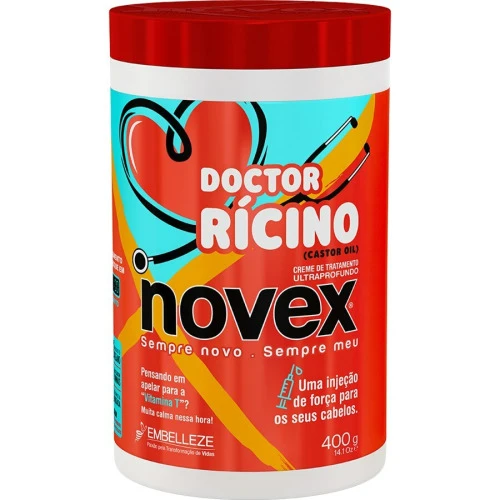 CREME DE TRATAMENTO NOVEX DOCTOR RÍCINO 400G