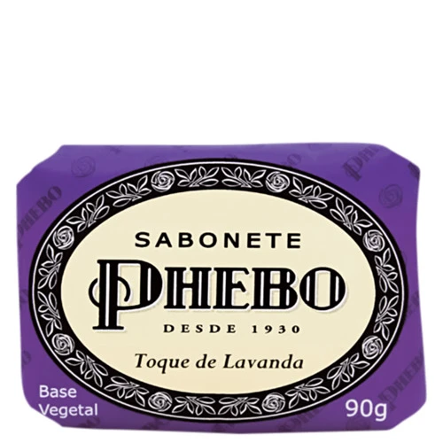 SABONETE DE GLICERINA PHEBO TOQUE DE LAVANDA 90G