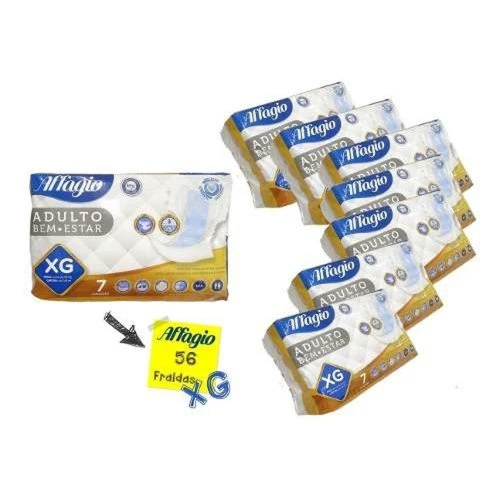 FRALDA GERIATRICA AFFAGIO ESSENCIAL XG COM 7