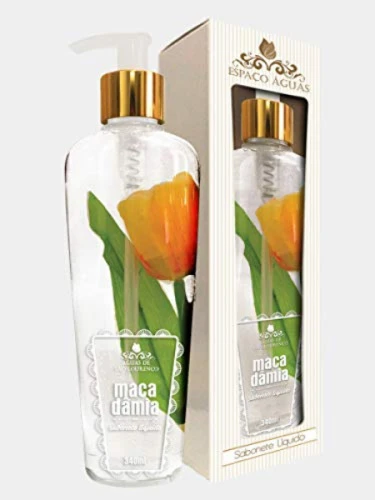 SABONETE LÍQUIDO MACADAMIA 340ML AGUAS SÃO LOURENCO