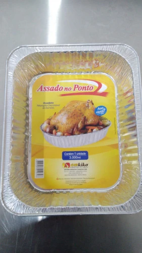 BANDEJA ALUMÍNIO KIKO 3LT OVAL
