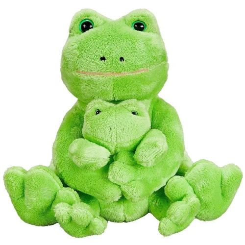 PELUCIA ANJOS SAPO COM FILHOTES CITRICO