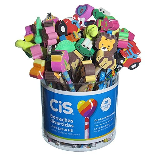 LÁPIS GRAFITE CIS N 02 FANTASIA COM BORRACHA