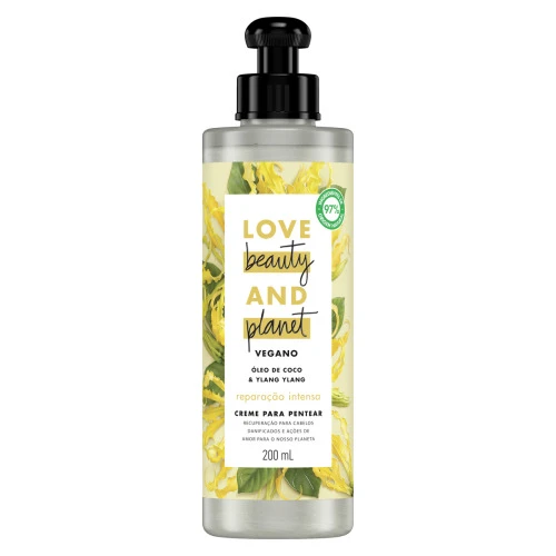CREME PARA PENTEAR LOVE BEAUTY PLANET REPARAÇÃO INTENSA FRASCO 200ML