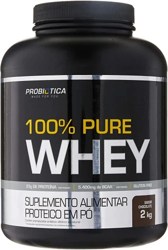 100% PURE WHEY CHOCOLATE PROBIÓTICA 2000 G