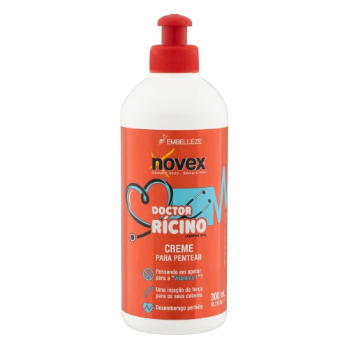 CREME PARA PENTEAR NOVEX DOCTOR RACINO FRASCO 300ML