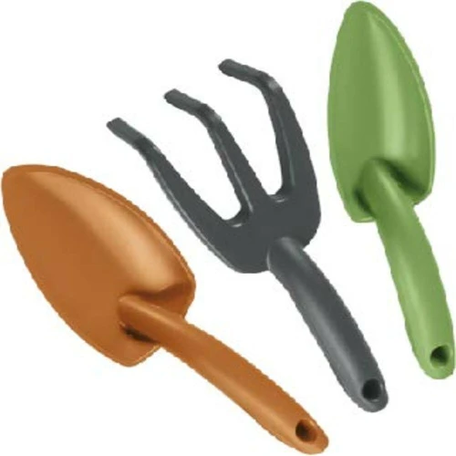 CONJUNTO PARA JARDINAGEM EM PLÁSTICO COM 3 PEÇAS