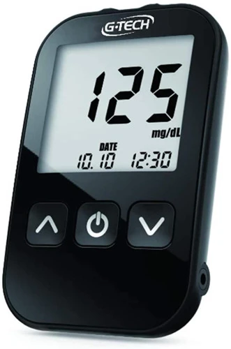 KIT MEDIDOR DE GLICOSE FREE LITE  100 TIRAS DE TESTE G TECH