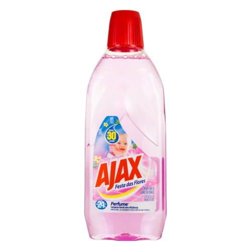 LIMPADOR PERFUMADO PERFUME DELICADO AJAX FESTA DAS FLORES FRASCO 500ML