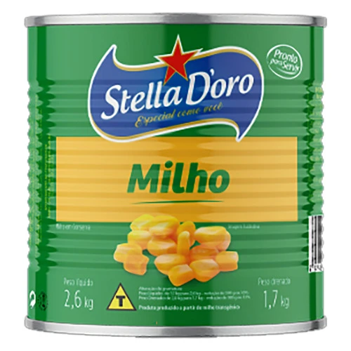 MILHO VERDE EM CONSERVA STELLA DORO LATA 1 7KG