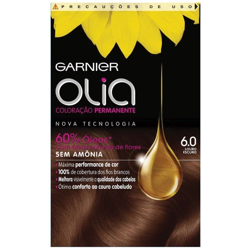 TINTURA PERMANENTE GARNIER OLIA 6 0 LOURO ESCURO