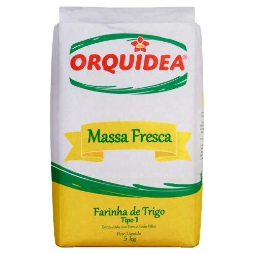 FARINHA DE TRIGO TIPO 1 ORQUÍDEA MASSA FRESCA PACOTE 5KG