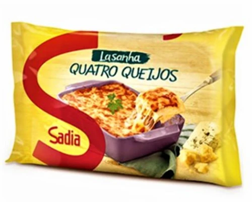 LASANHA QUATRO QUEIJOS SADIA PACOTE 600G