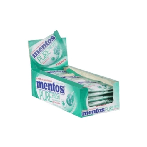 CHICLE MENTOS PURE FRESH WINTERGREEN 15UNIDADE