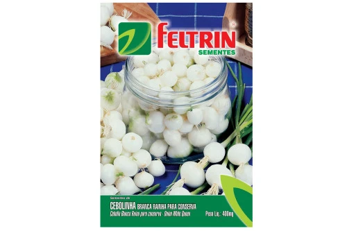 SEMENTE DE CEBOLA BRANCA PARA CONSERVA COM 400MG