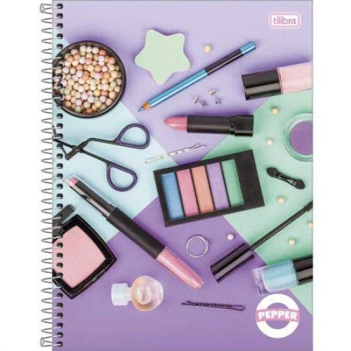 CADERNO UNIV C D 10MT 160F PEPPER FEM