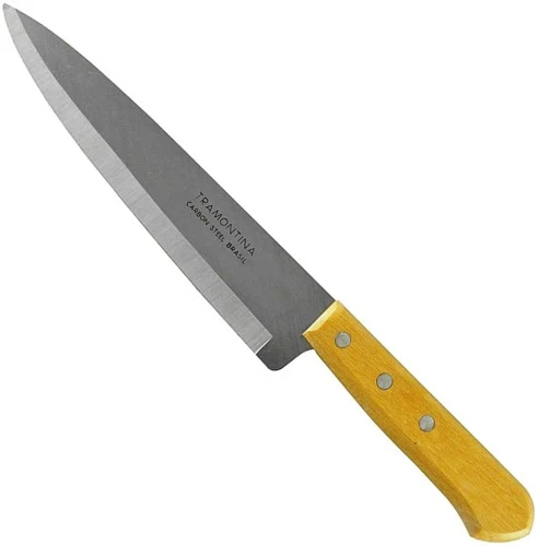 FACA PEIXEIRA 6POL LÂMINA ESCURA CARBONO 22953006 TRAMONTINA