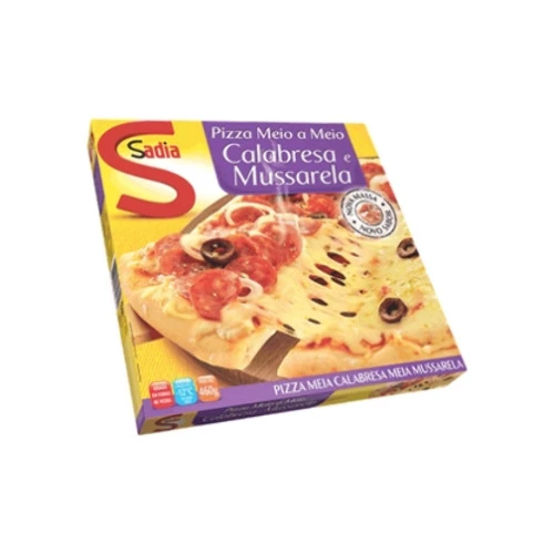 PIZZA SADIA CALABRESA COM MUSSARELA