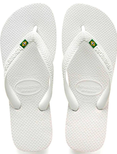 CHINELO HAVAIANAS BRASIL TORCIDA BRANCO PAR