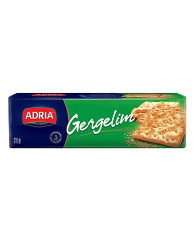 BISCOITO ADRIA CRACKERS GERGELIM