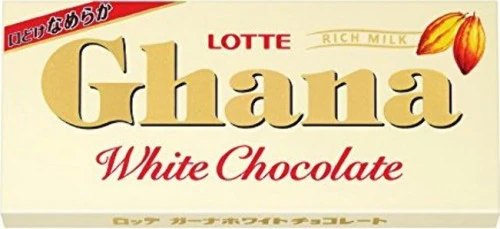 CHOC LOTTE GHANA BRANCO 45G