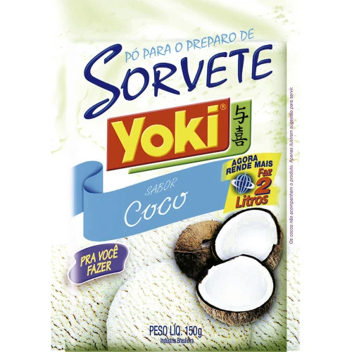 PÓ PARA SORVETE COCO YOKI 150G