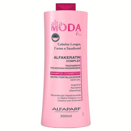 SHAMPOO ALTA MODA ALFAKERATIZAÇÃO 300ML