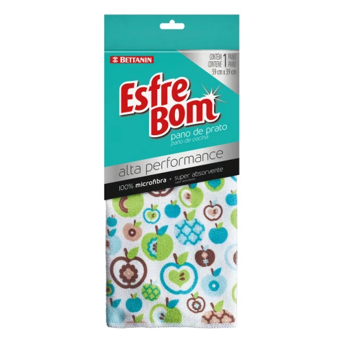 PANO DE PRATO ESFREBOM ALTA PERFORMANCE 59CM X 39CM