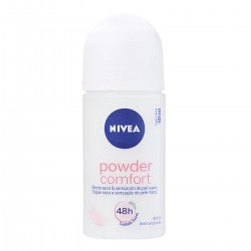 DESODORANTE NIVEA ROLL ON POWDER CONFORT FEMININO 50ML