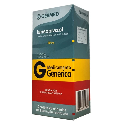 LANSOPRAZOL 30 MG 28 CÁPSULAS GERMED PHARMA GENÉRICO
