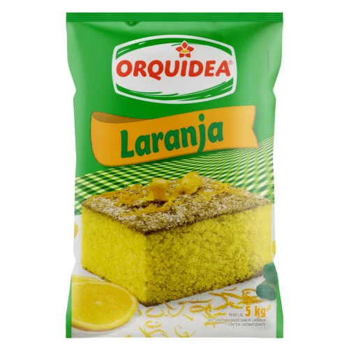 MISTURA PARA BOLO LARANJA ORQUÍDEA PACOTE 5KG