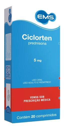 CICLORTEN 5MG COM 20 CP EMS 2BLT COM 10 COM