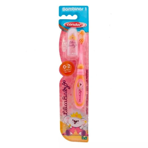 ESCOVA DE DENTE CONDOR BAMBINOS 1 LILICA BABY EXTRA MACIA
